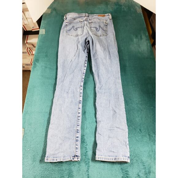 Adriano Goldschmied Jeans Size 26 Womens Blue Denim Ladies Mid Rise Straight - Picture 11 of 13
